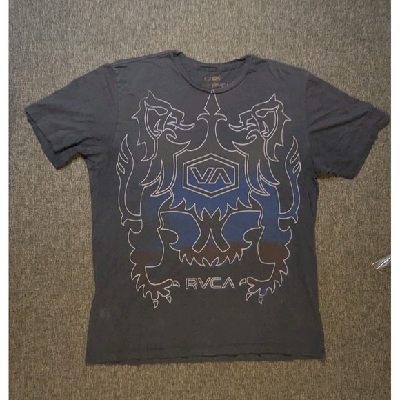 RVCA Other - RVCA VA Artist Network Program Coat of Arms Soft Knit Crew Neck T-Shirt Men's XL